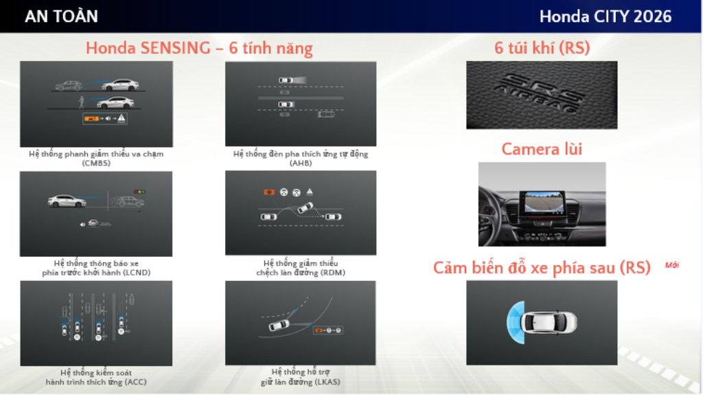 Honda City bản nâng cấp chính thức ra mắt, giá từ 539 triệu đồng