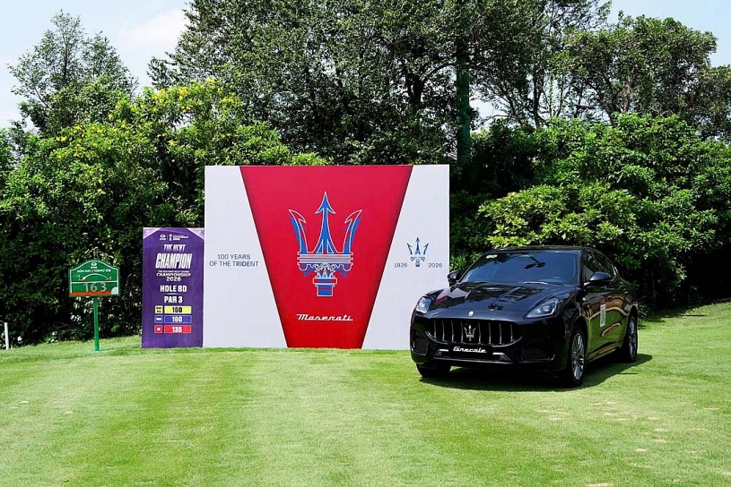 Maserati Grecale, phần thưởng HIO trị giá gần 4 tỷ đồng, được trưng bày tại hố 8D.