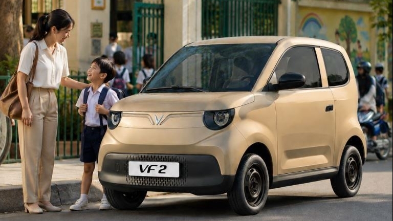 Bỏ xe máy lên VinFast VF 2: Nữ công sở bất ngờ vì đi làm vừa sướng vừa rẻ