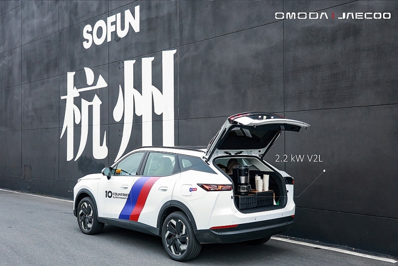 OMODA 7 SHS-H: Trải nghiệm êm ái khác biệt từ khối pin 5 kWh không cần sạc