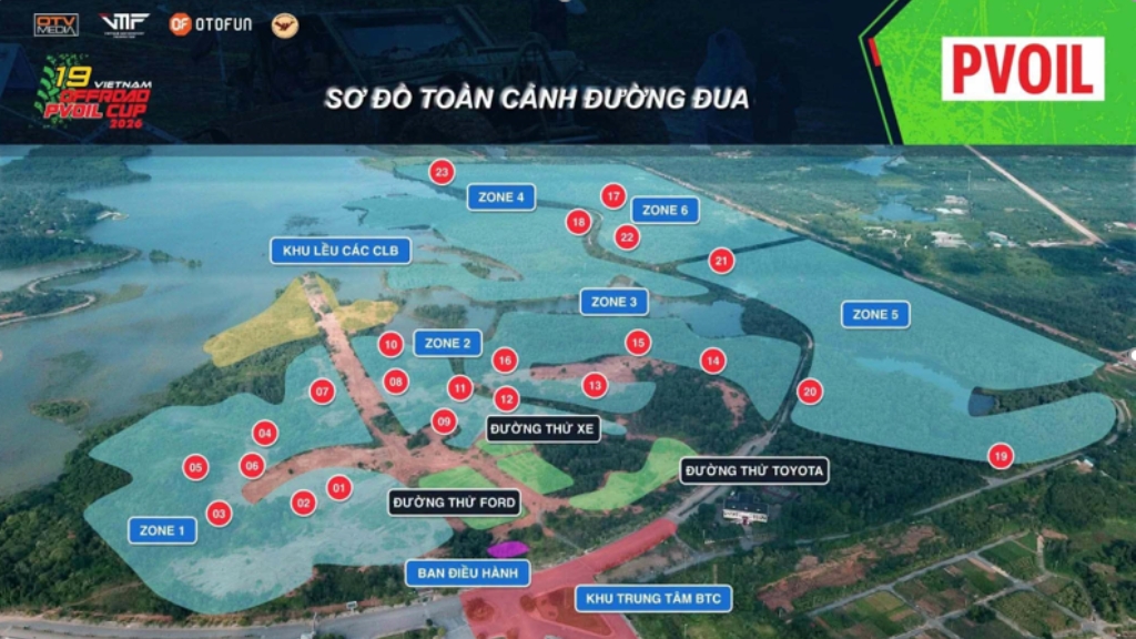 Gần 90 đội đua chuẩn bị "đại chiến" bùn lầy tại PVOIL VOC 2026