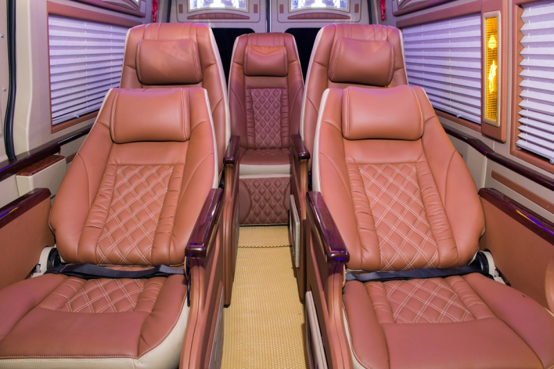 bat ngo hoa tiet trong dong duoc dua vao noi that chiec ford transit