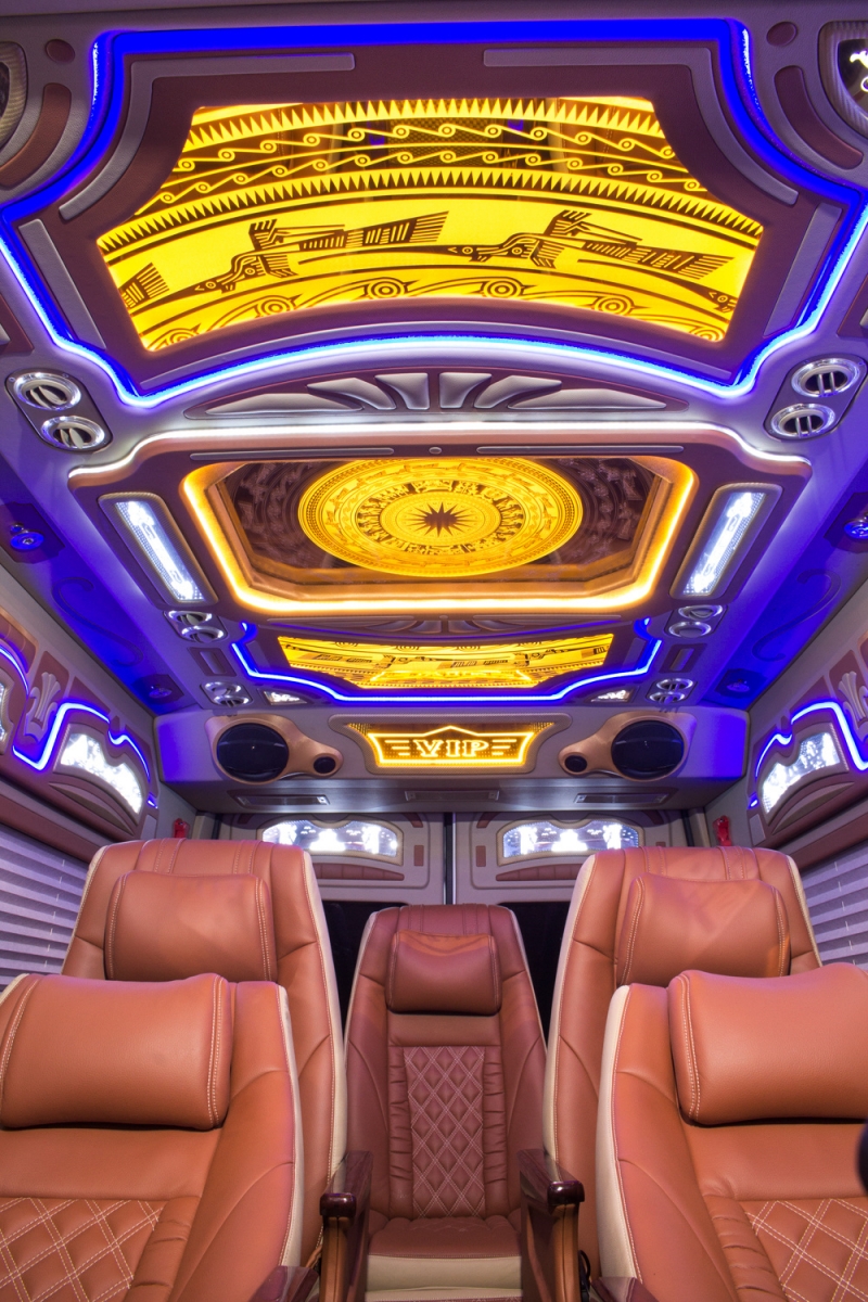 bat ngo hoa tiet trong dong duoc dua vao noi that chiec ford transit