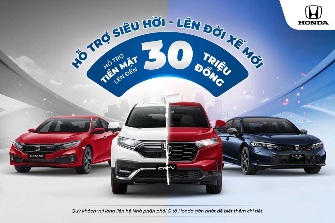 Honda Việt Nam tung khuyến mại “Ưu đãi bao la – Thăng hoa hành trình” trong tháng 11 Honda Việt Nam tung khuyến mại “Ưu đãi bao la – Thăng hoa hành trình” trong tháng 11