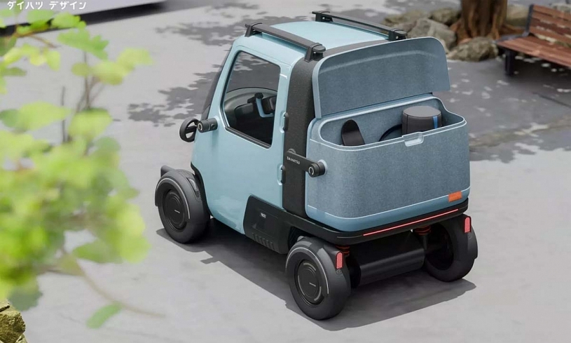 Daihatsu Midget X - xe tải điện siêu nhỏ Daihatsu Midget X - xe tải điện siêu nhỏ