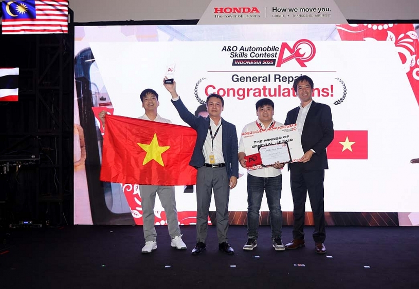 Honda Việt Nam thắng lớn tại Hội thi kỹ thuật viên xuất sắc Châu Á – Châu Đại Dương 2025 Honda Việt Nam thắng lớn tại Hội thi kỹ thuật viên xuất sắc Châu Á – Châu Đại Dương 2025