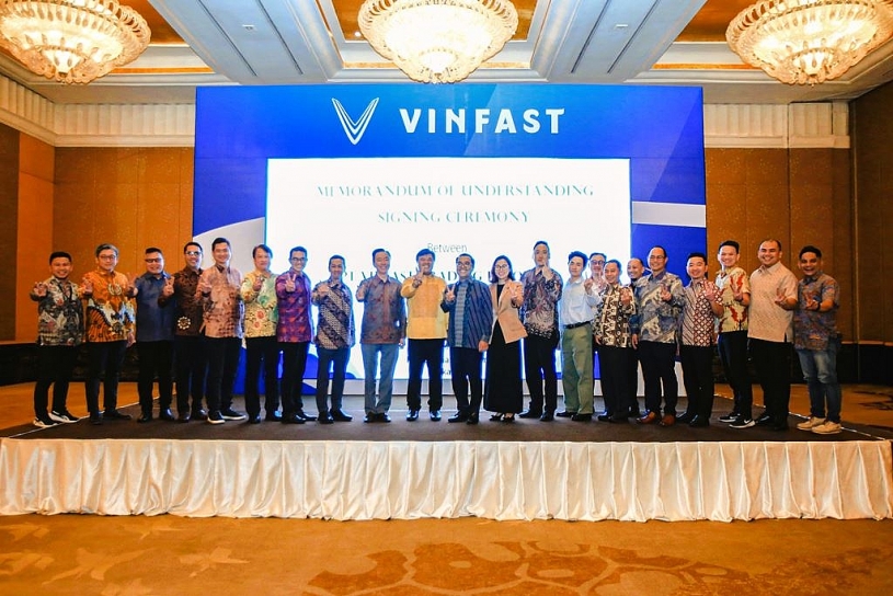 VinFast ký MoU với loạt định chế tài chính Indonesia, tăng tốc thúc đẩy chuyển đổi xanh