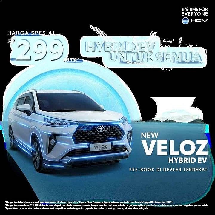 Toyota Veloz Hybrid 2026 ra mắt ở Indonesia, hứa hẹn sẽ bán tại Việt Nam Toyota Veloz Hybrid 2026 ra mắt ở Indonesia, hứa hẹn sẽ bán tại Việt Nam