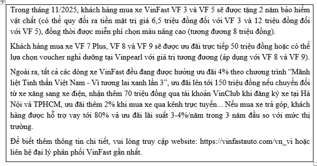 Chủ xe sau 1 năm với VinFast VF 3: Vừa tiết kiệm, vừa vui, vừa “nghiện” cảm giác lái xe điện Chủ xe sau 1 năm với VinFast VF 3: Vừa tiết kiệm, vừa vui, vừa “nghiện” cảm giác lái xe điện