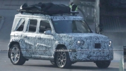 G-Class phiên bản mini lộ dáng trên đường thử: Là xe thuần điện