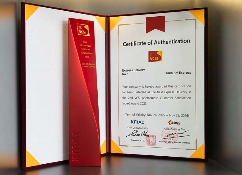 Dịch vụ giao hàng Xanh SM Express dẫn đầu về chỉ số hài lòng khách hàng