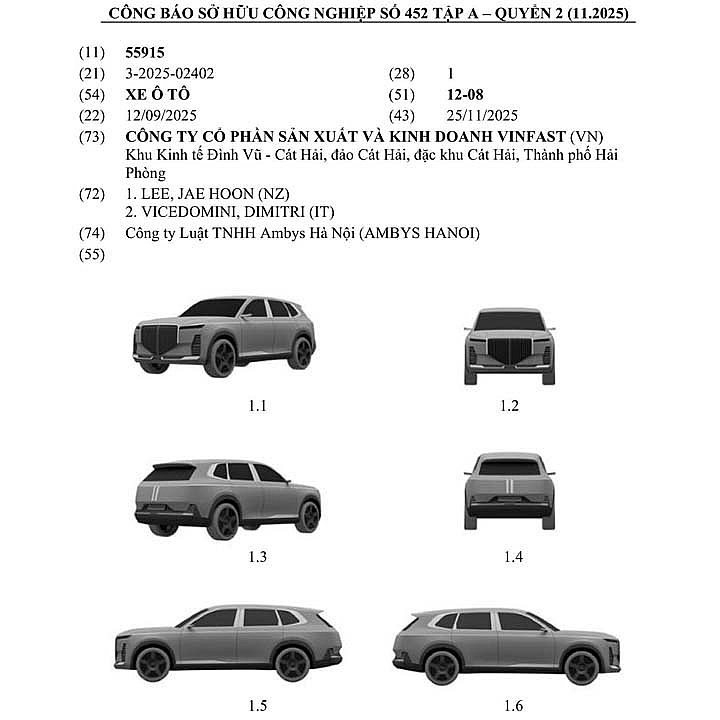 VinFast đăng ký loạt xe mới lạ ở Việt Nam