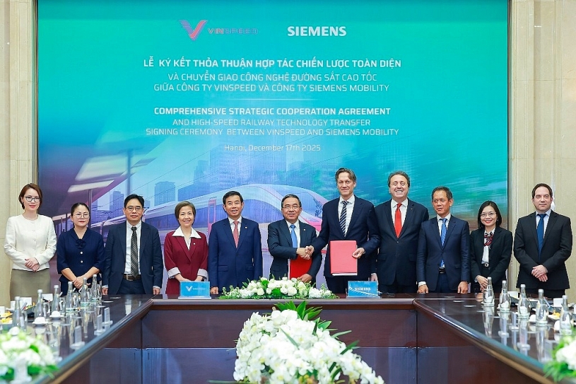 VinSpeed bắt tay Siemens Mobility làm tàu cao tốc 350 km/h