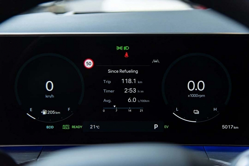 Hyundai Santa Fe Hybrid: Vừa mạnh, vừa tiết kiệm