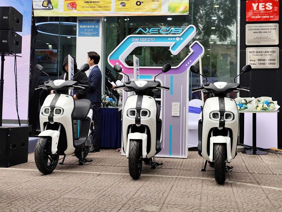 Yamaha Motor Việt Nam ra mắt dịch vụ sạc và đổi pin xe điện