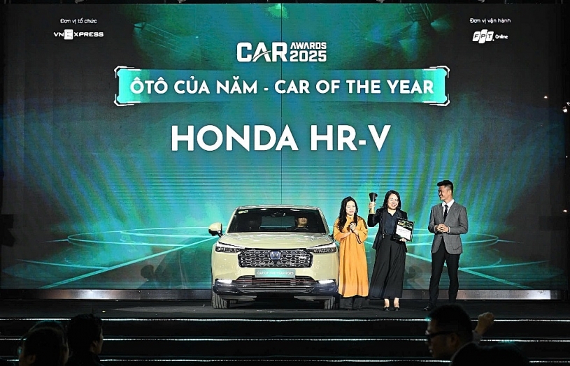 Honda HR-V nhận Danh hiệu 'Ôtô của năm 2025'
