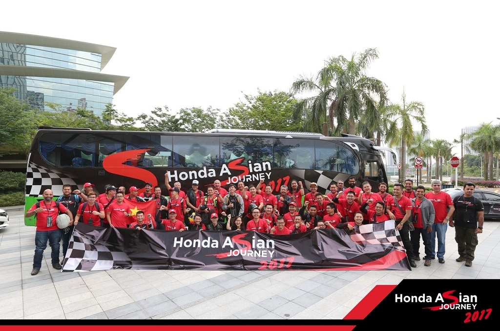 honda tham gia hanh trinh honda asian journey 2017