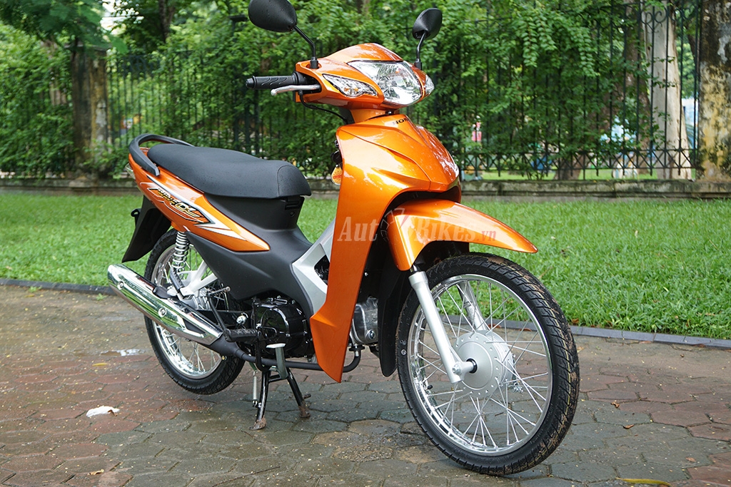 Hình ảnh thực tế Honda Wave Alpha 110 màu cam