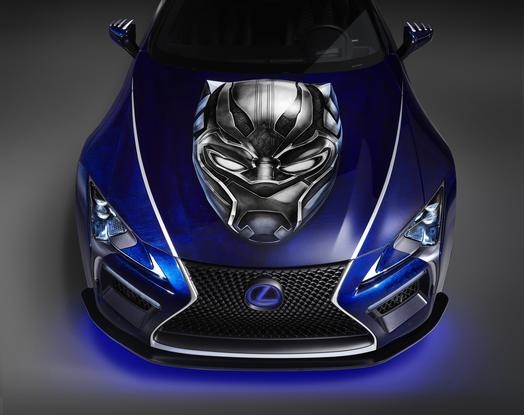 Chiêm ngưỡng Lexus LC500 cực chất trong bom tấn Black Panther chiem nguong lexus lc500 cuc chat trong bom tan black panther