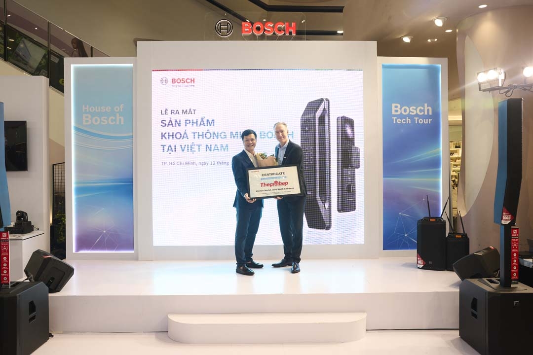 Bosch Việt Nam ra mắt dòng khóa điện tử thế hệ mới, tái định hình "chuẩn sống thông minh"